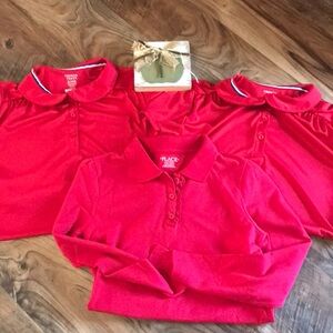 Bundle 3 girl’s uniform shirts..2 French Toast SS, CP is long sleeve. 14/16